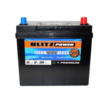 Akumuliatorius BLITZ 45Ah 360A 12V japan