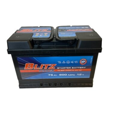 Akumuliatorius BLITZ 75Ah 800A 12V