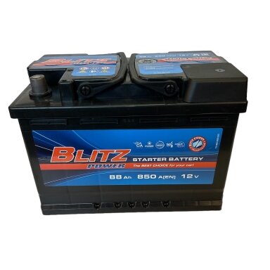 Akumuliatorius BLITZ 88Ah 850A 12V kairinis