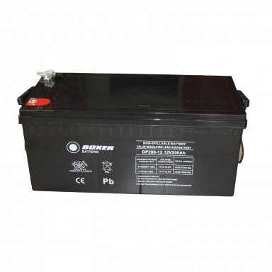 Akumuliatorius Boxer 200Ah 12V industrinis LP12-200 VRLA AGM