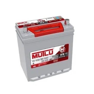 Akumuliatorius MUTLU 42Ah 350A japan kairinis