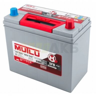 Akumuliatorius MUTLU 55Ah 450A japan