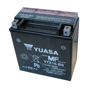 YTX16-BS 14,7Ah 12V AGM YUASA akumuliatorius