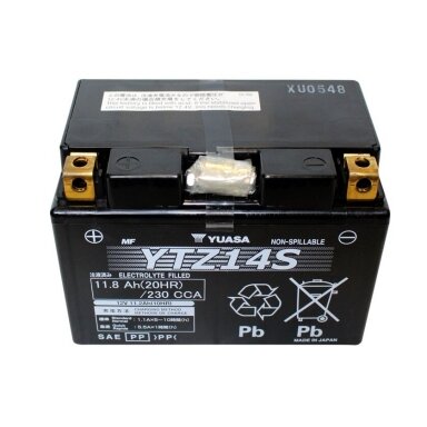 YTZ14S 11,8Ah 12V AGM YUASA akumuliatorius